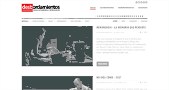Desktop Screenshot of desbordamientos.com